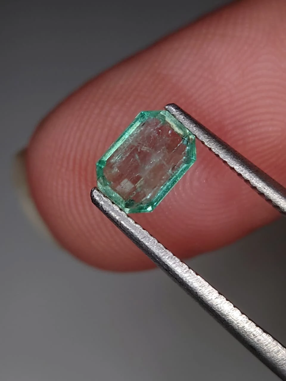 0.6ct Natural Panjsher Emerald Loose Gemstone from Afghanistan — view 4